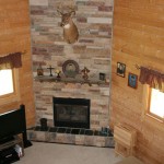 Interior log walls