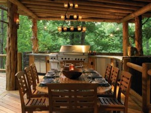 outdoor-kitchen-in-log-home