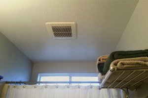 mildew prevention - Shower exhaust fan