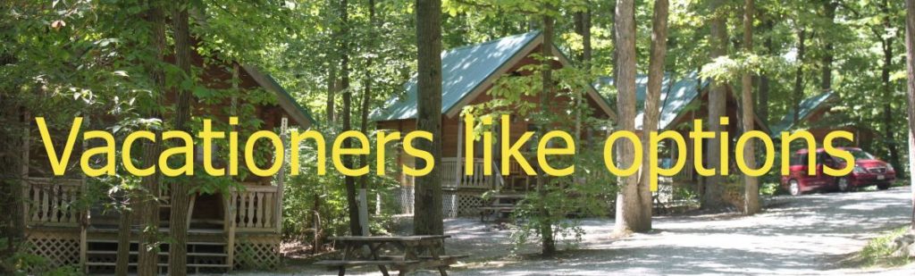 Start a Campground - vacationers like options