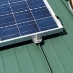 log cabin sustainability - Solar Panel Metal Roof