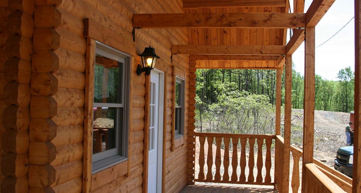 Log Cabin Kits for Resorts Mountain King Camping Log Cabin Kit