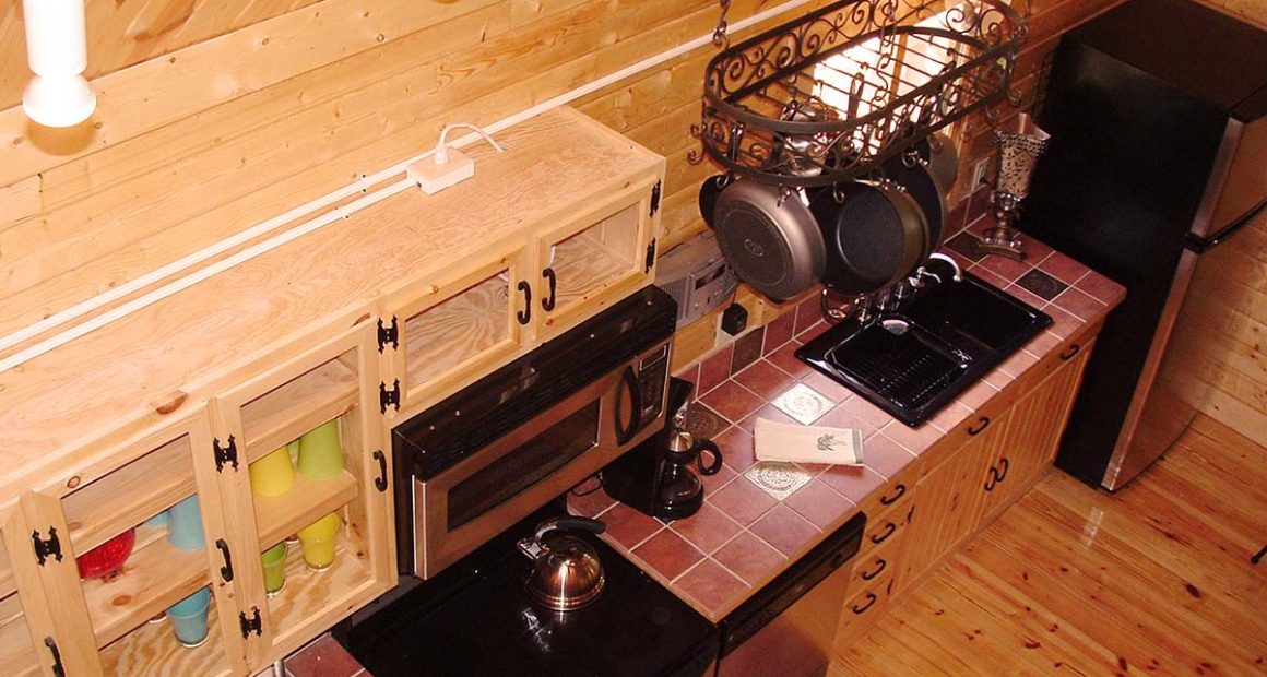 Log Cabin Kits for Resorts Mountain King Camping Log Cabin Kit