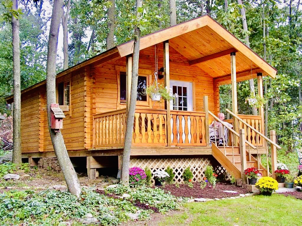 log cabin kit in-law quarters